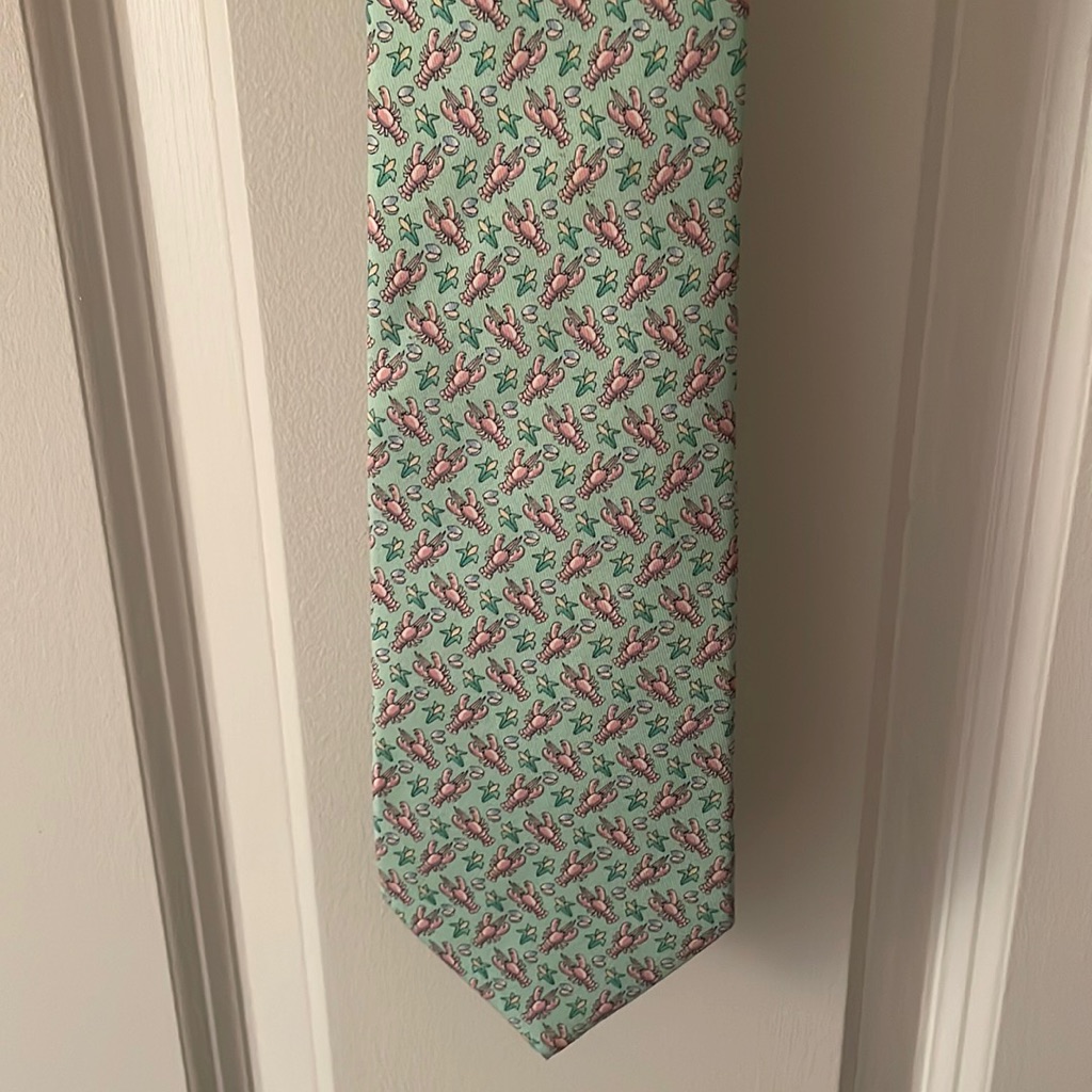 Vineyard Vines Green 100 Silk Marthas Vineyard Tie